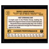 Barry Bonds RC 1987 Donruss Opening Day #163 Rookie Baseball Card