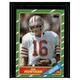 Joe Montana 1986 Topps #155 Football Card