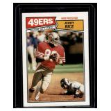 Jerry Rice 2nd Year 1987 Topps #115 Football Card