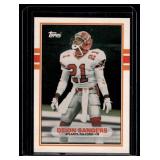 Deion Sanders RC 1989 Topps Traded #30T Rookie Football Card