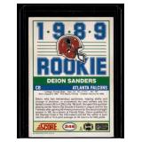 Deion Sanders RC 1989 Score #246 Rookie Football Card