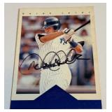 Derek Jeter Auto With JSA COA 1996 Score Team Collection #3 Signed Baseball Card