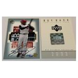 Ken Griffey Jr. On-Card Auto /75 UD Certified 2003 MLB Ultimate Collection Buy Back Certificate Card SP Authentic 10th Anniversary Numbered 24/75 Baseball Card