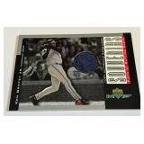 Ken Griffey Jr. Game Used Batting Glove!2001 Uooer Deck MVP Souvenirs #G-KG Rare Baseball Card