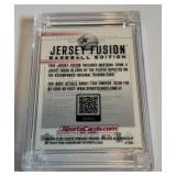 Mark McGwire Game-Used Swatch Jersey Fusion Baseball Card