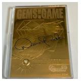 Derek Jeter 23kt Gold Gems of The Game Baseball Card Limited Edition /1,998