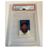 Kirby Puckett Rookie Year PSA 8 NM-MT 1985 All-Star Game Program Insert Hand Cut Minnesota Twins Baseball Card