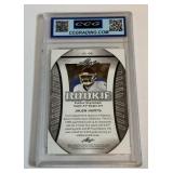 Jalen Hurts RC Graded 10 Gem Mint 2020 Leaf Exclusive Edition Glag Issue #FL05 Rookie Football Card