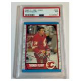Theo Fleury RC PSA 7 NM 1989 OPC #232 Rookie Hockey Card