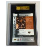 Mike Matteucci SGC 92 / 8.5 NM/MT+ 2001-02 SP Authentic Rookie Numbered 895/900 Minnesota Wild Hockey Card