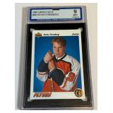 Peter Forsberg RC Graded 9 Mint 1991 Upper Deck #64 Hockey Card