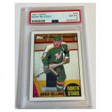 Brian Bellows PSA 8 NM-MT 1987 Topps #94 Minnesota North Stars Hockey Card
