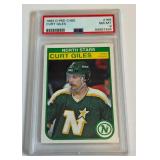 Curt Giles PSA 8 NM-MT 1982 OPC #166 Vintage Minnesota North Stars Hockey Card
