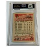 Neal Broten PSA 8 NM-MT 1989 Topps #87 Minnesota North Stars Hockey Card