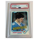 Jacques Richard PSA 7 NM 1981 Topps #29 Vintage Hockey Card