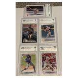 (5) BCCG Graded Baseball Cards