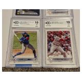 (5) BCCG Graded Baseball Cards