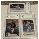 (5) BCCG Graded Baseball Cards