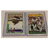 (2) Walter Payton Vintage Football Card Lot