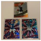 2025 3 Rookie Card Football Lot - Jaxon Dart, Travis Hunter, Shedeur Sanders