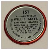 Willie Mays 1964 Topps All-Stars Vintage Baseball Coin #151