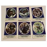1972 Sunoco Football Stamps - Large Lot - Vintage Football Cards