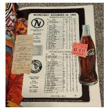 1969 Minnesota North Stars Program and Ticket Stub - Dec. 9 vs. Chicago Blackhawks w/ Partial Bobby Hull Auto