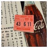 1969 Minnesota North Stars Program and Ticket Stub - Dec. 9 vs. Chicago Blackhawks w/ Partial Bobby Hull Auto