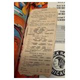 1969 Minnesota North Stars Program and Ticket Stub - Dec. 9 vs. Chicago Blackhawks w/ Partial Bobby Hull Auto