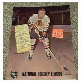 1969 Minnesota North Stars Program and Ticket Stub - Dec. 9 vs. Chicago Blackhawks w/ Partial Bobby Hull Auto