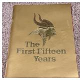 Minnesota Vikings "The First Fifteen Years" Football Yearbook