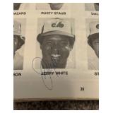 Minnesota Expos 1980 Spring Traning Baseball Program w/ Autos - Gary Carter, Tim Raines (Rookie Year), and More