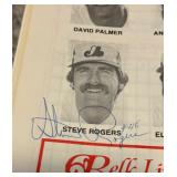 Minnesota Expos 1980 Spring Traning Baseball Program w/ Autos - Gary Carter, Tim Raines (Rookie Year), and More