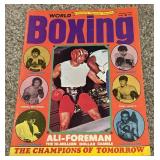 1975 World Boxing Vintage Magazine - Ali v. Foreman "The Champions of Timorrow"