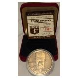 Frank Thomas Limited Edition Highland Mint Bronze Baseball Coin