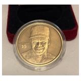 Frank Thomas Limited Edition Highland Mint Bronze Baseball Coin
