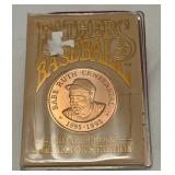Babe Ruth "Fathers of Baseball" Bronze Proof Collector