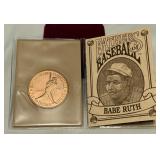 Babe Ruth "Fathers of Baseball" Bronze Proof Collector