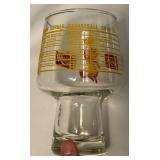 (4) Vintage University of Minnesota Basketball 1974-1975 Schlitz Beer Glasses