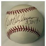 Bert Blyleven Signed Baseball w/ 3,701 K