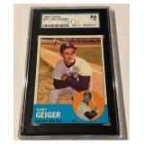 1963 Topps Gary Geiger #513 SGC 84 NM Graded Vintage Baseball Card