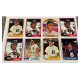 Alan Trammel 8-Card Vintage Baseball Lot