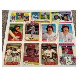 Mike Schmidt 9-Card Vintage Baseball Lot
