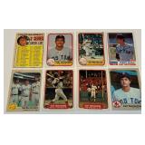 Carl Yastrzemski 8-Card Vintage Baseball Lot
