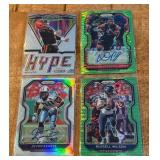 2020 Prizm Football Complete Card Set - Hurts, Burrow, Herbert, Tua, Lamb, Jefferson, Love RCs + Autos, Numbered, and More