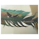 HAND PAINTED FEATHER