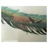 HAND PAINTED FEATHER