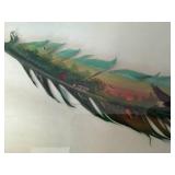 HAND PAINTED FEATHER