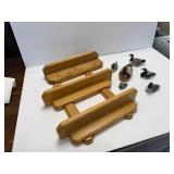 WATERFOWL FIGURINES AND SHELVES