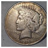 1923 S Peace Dollar $1 VG w/Toning